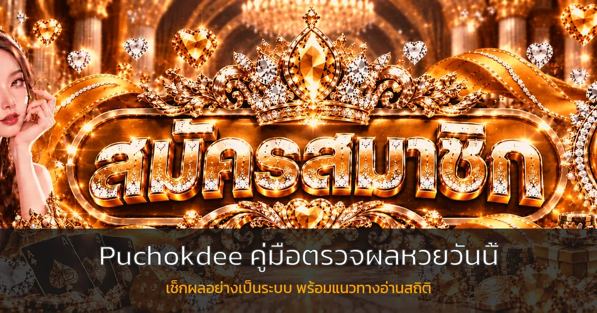 Puchokdee คู่มือตรวจผลหวยวันนี้อย่างเป็นระบบ